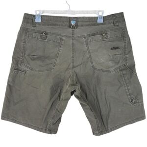 Kuhl Ramblr Vintage Patina Dye Shorts Mens 40 Green Gun Metal Gorpcore (41x11)
